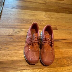 On Running Women's Sneakers in Rust Orange